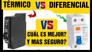 Interruptor Térmico VS Interruptor Diferencial ¿Cuál Conviene más y más Seguro? by Very Smart tv 1,666 views 1 year ago 8 minutes, 4 seconds