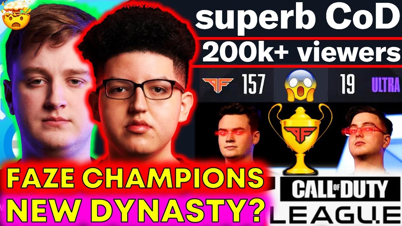 Atlanta FaZe WIN CDL Champs, Dynasty?! 🏆 Cammy HEARTBREAK for Ultra 💔 ...