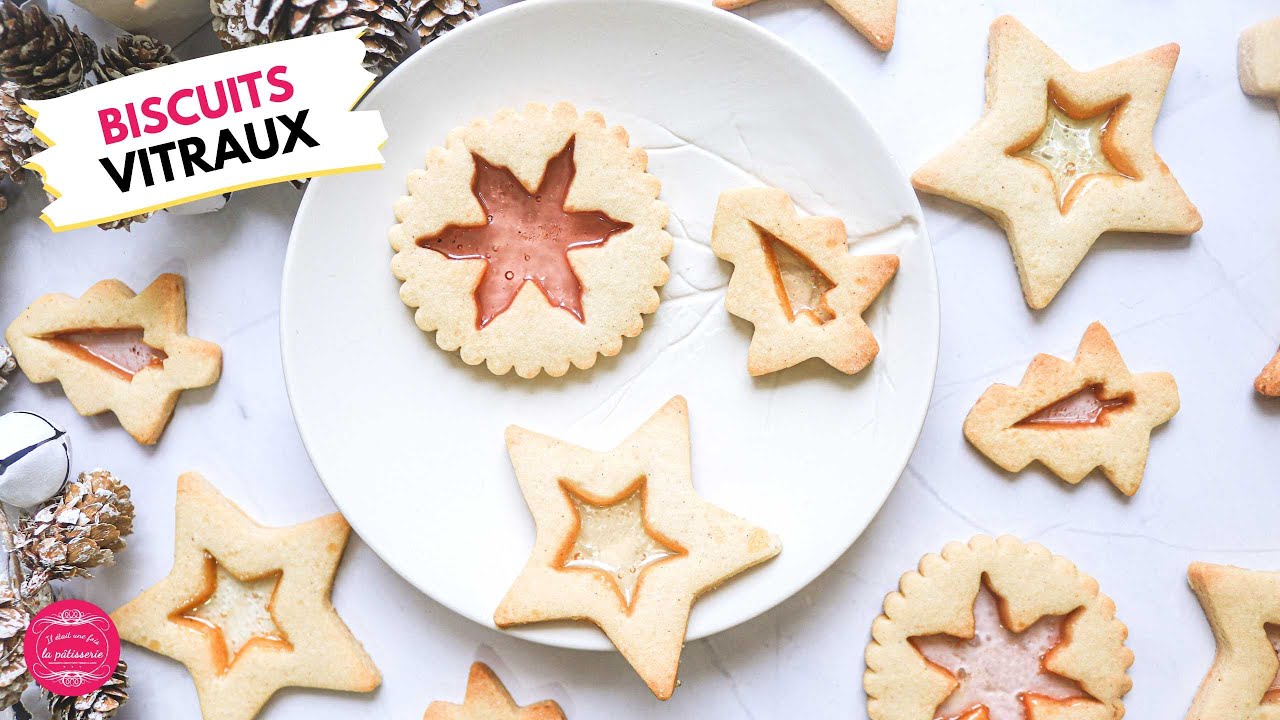 Biscuits de Noël au centre de caramel cannelle - 5 ingredients 15 minutes