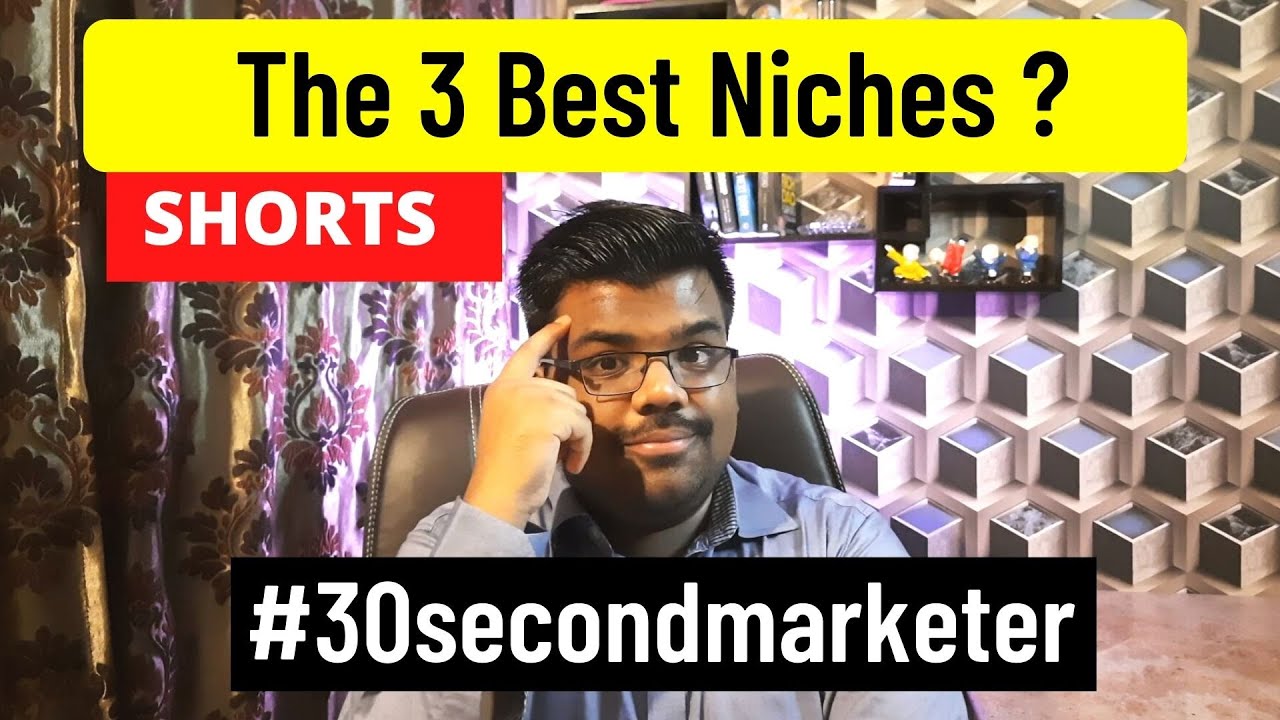 Which are the Best Niches for Beginners ? #30secondmarketer #