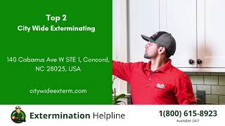 Famous Top 3 Exterminators in Kannapolis Wealth