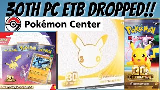 Pokmeon’s 30th Anniversary PC ETB Was Interesting….