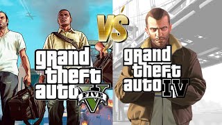 GTA 5  VS  GTA 4 - Detail Comparison