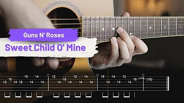 Sweet Child O' Mine - Guns N' Roses | Tab Intro | Tutorial | Guitar Lesson