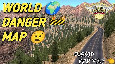 Bussid Map 🗺️ V3.7 _ Download Death Road ☠️ Map Mad For bus simulator Indonesia|| Danger road Map 🗺️