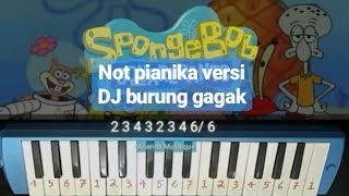 Not pianika DJ spongebob versi burung gagak viral