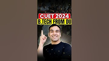 B.Tech From CUET Delhi University🚀 #shorts