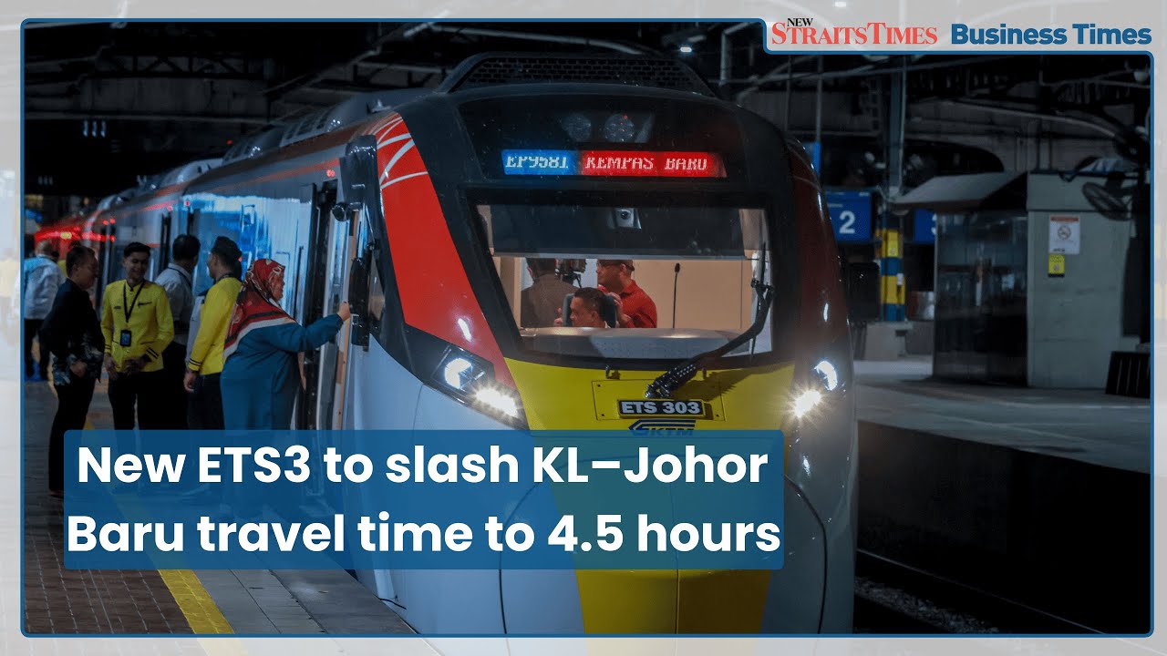 New ETS3 to slash KL–Johor Baru travel time to 4.5 hours