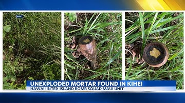 Unexploded mortar found at Kihei recycling center