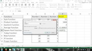 Excel Tutorial: Formulas and Functions for BEGINNERS #3 - Microsoft Excel 2013 2010 2007