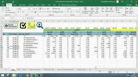 4. Database Harga Beli/Jual Master Aplikasi Bank Sampah VBA ver 1.3