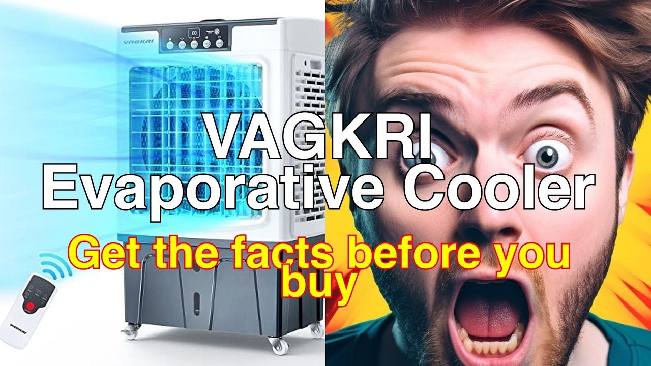 VAGKRI 2100CFM Evaporative Cooler Review 3in1 Appliance for Indoor
