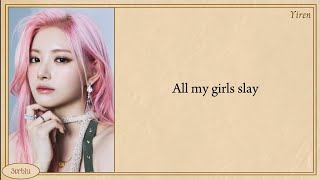 EVERGLOW 'SLAY' Easy Lyrics