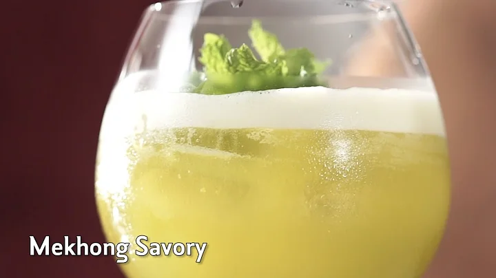 Menu 9 : Mekhong Elite Table Green Curry Beet Root  Curry pairing with Mekhong Savory