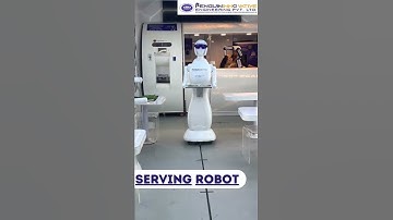 Food Serving Robot || Robotic 🤖 #shorts #trending #robot cafe
