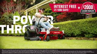 Toro Summer Campaign 2024 Interest Free Offer