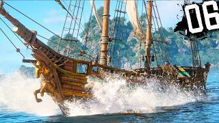 Assassin's Creed Black Flag Resynced 4K Gameplay English - Naval Battle