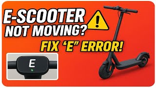 Scooter 🛴 Not Moving? Fix “E” Error ⚡ | 🛠 Replace Display + Self Test Guide #scooter