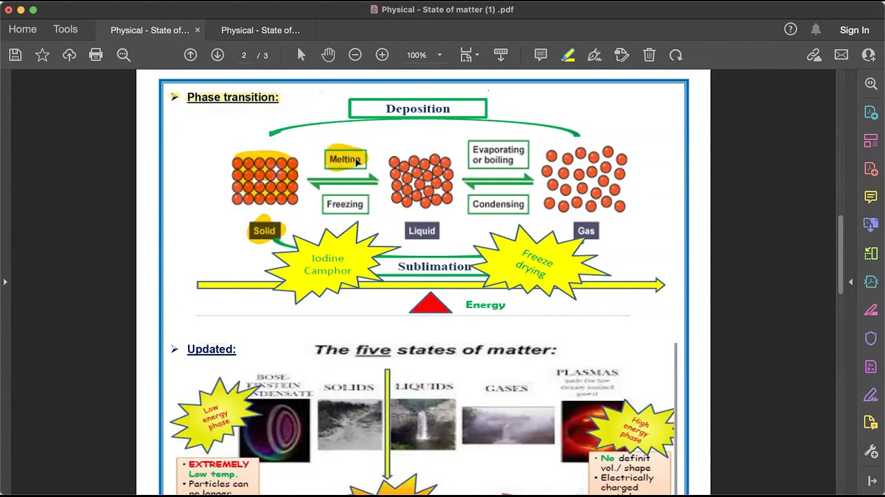 Level 1 - Physical Pharmacy - States of Matter (1)