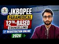 JKBOPEE Paramedical 12th Based Counselling Registration | JKBOPEE Bsc Counselling Registration 2026