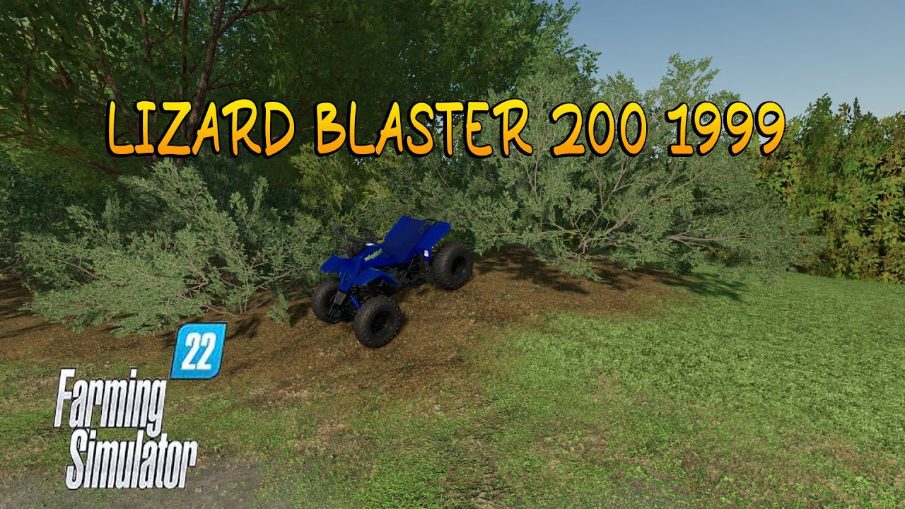 Lizard Blaster 200 1999 mod review walk through FS22 farming simulator ...