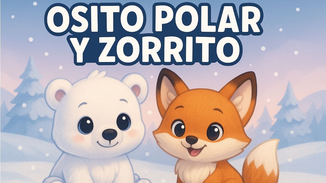🐻‍❄️ Aventuras del Osito Polar y su Amigo Zorrito 🦊 | Canción Infantil