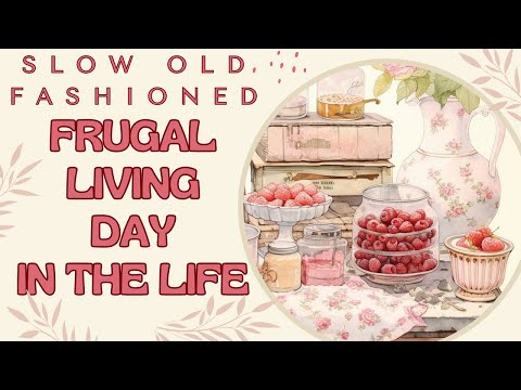 OLD FASHIONED FRUGAL LIVING! DAY IN THE LIFE! #frugalliving