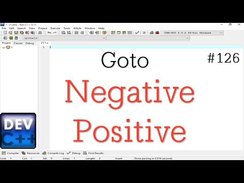 Using goto for check entered number is negative or positive