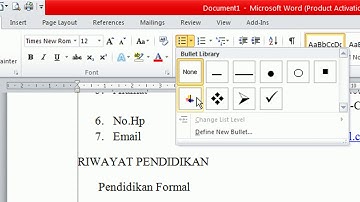 CARA MEMBUAT CV SIMPLE TETAP  KEREN