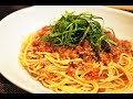 #43　『ミートソースパスタ』思いっきり簡単に作ってみた！☆特別な調味料無しで美味しいミートソースの作り方