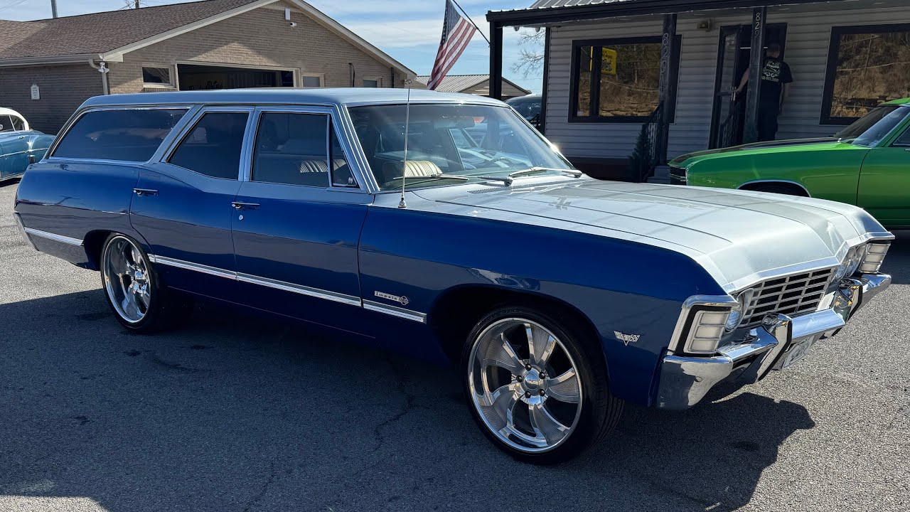 Air Ride 1967 Chevrolet Impala Station Wagon 454 V8 Maple Motors SOLD $27,900 #3405