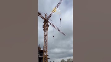Tower Crane Collapse Caught on Camera | Construction Site Disaster