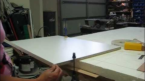 How to apply Iron on  Melamine/Laminated Edging