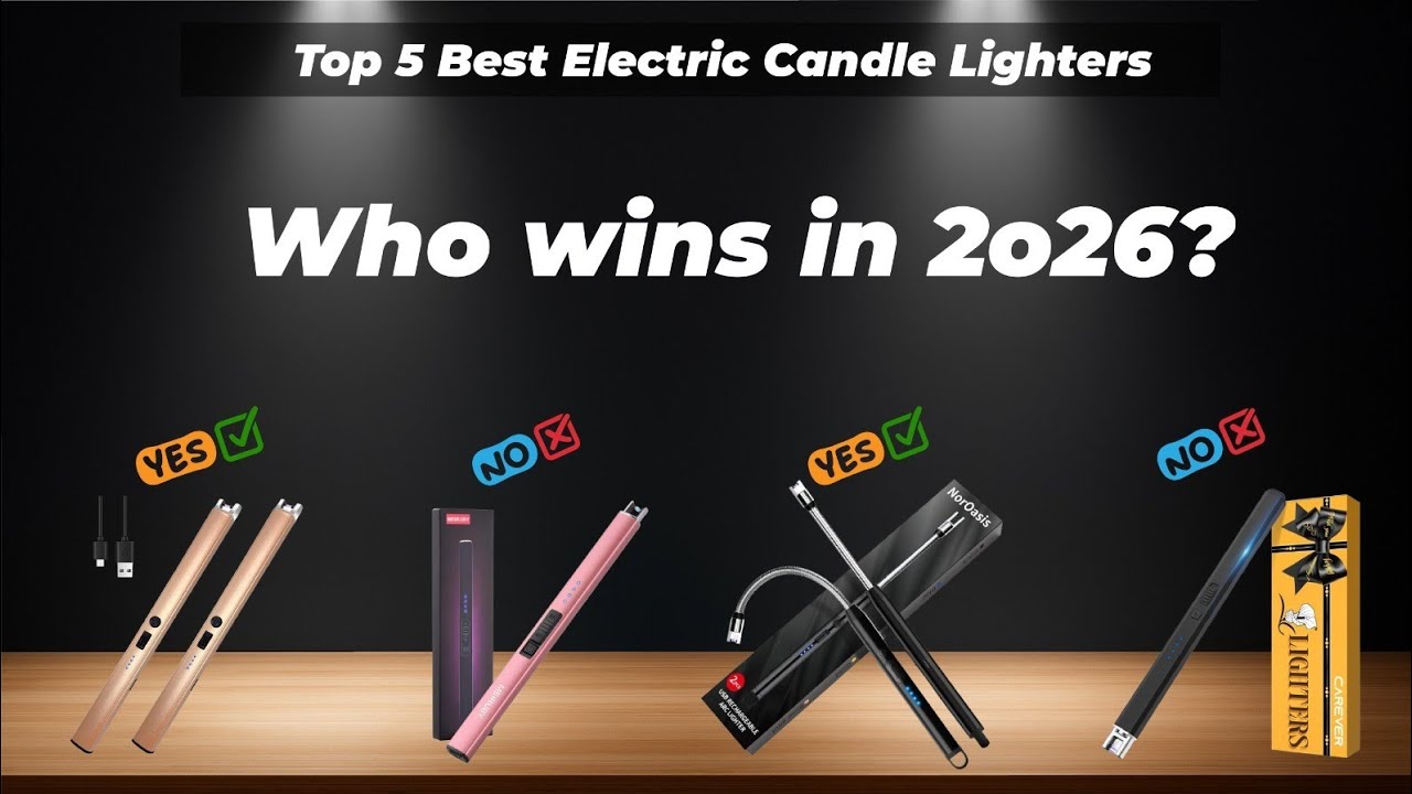 ✅ Топ-5 лучших электрических зажигалок для свечей [Посмотрите это видео, прежде чем сделать выбор!]