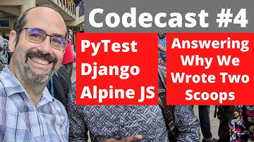 Codecast #4: PyTest, Hunting down bugs in Django & JavaScript, Tailwindcss, making a landing page