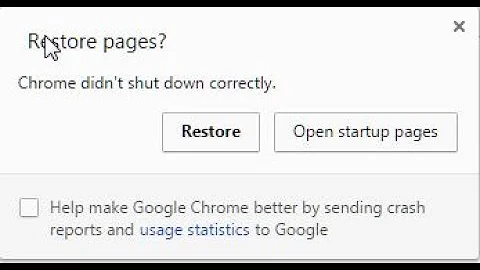 Chrome Didn't Shut Down Correctly Error Solved Windows 7
