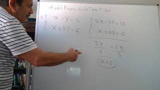 Simultaneous Linear Equations, Part 3 - Addition-Subtraction Method