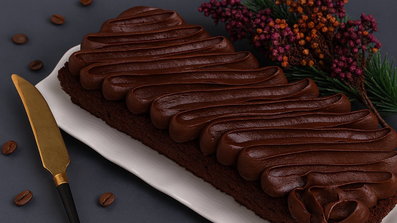 🌲🌟 Christmas Mocha Chocolate cake—A Secret Twist You’ll Want to Try!