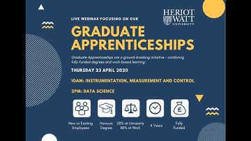 Instrumentation, Measurement and Control Graduate Apprenticeship Webinar | April 2020