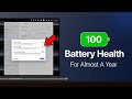 The only way to maintain 100 macbook battery health