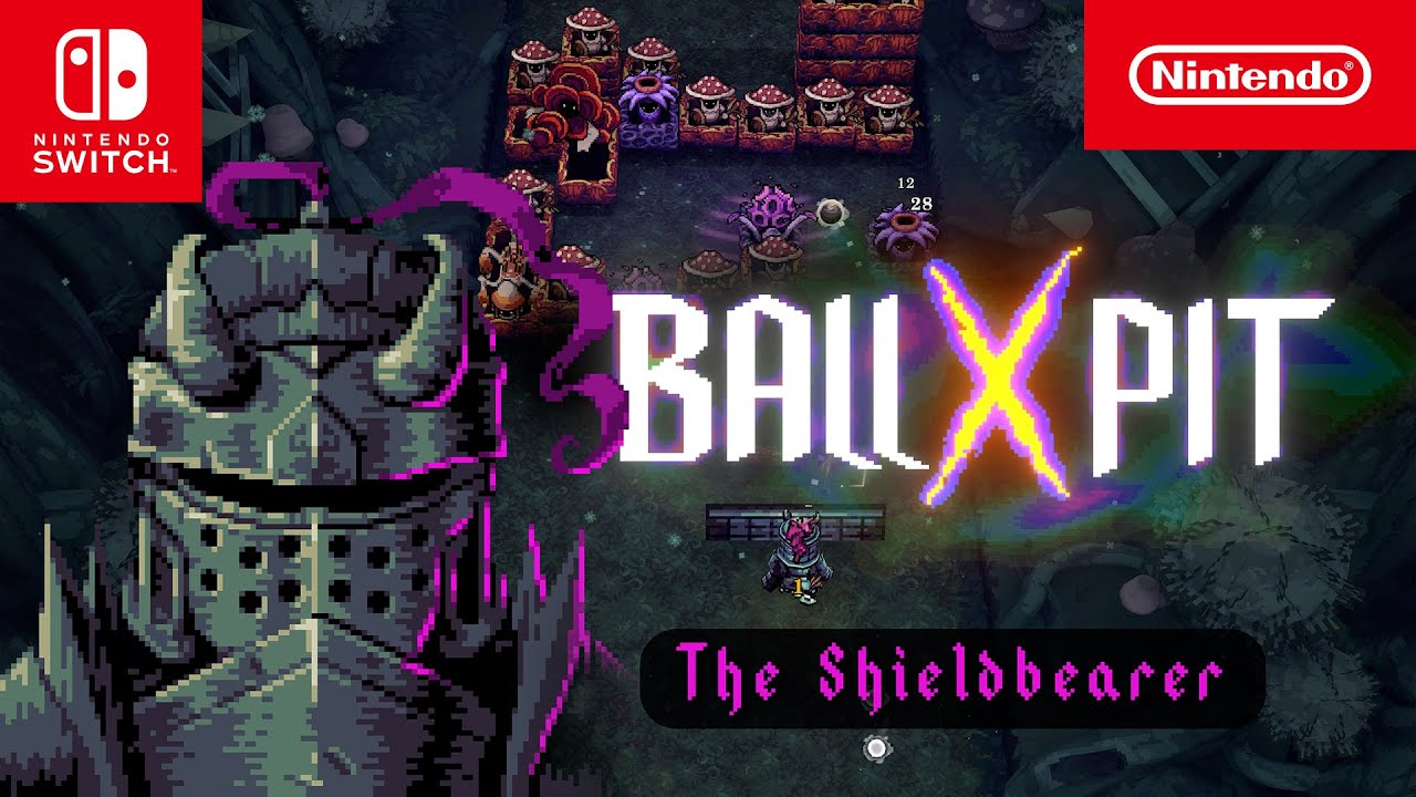 BALL x PIT – The Shieldbearer Gameplay Trailer – Nintendo Switch