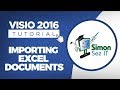 How to Import Data Into Visio 2016 | Import Excel Data Into Visio