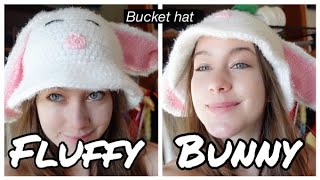 Tutorial: FLUFFY BUNNY BUCKET HAT