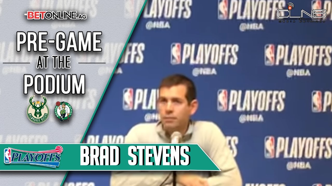 Brad Stevens Pre Game Interview  talks ‘Playoff Kyrie Irving’ + Marcus Smart Update kyrie