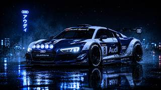 Audi R8 Sport Quattro | Rally Car Black Background | 4K Cinematic Live Wallpaper with Lofi Music screenshot 2