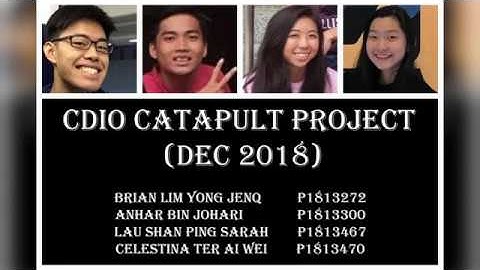SP CDIO Catapult project video