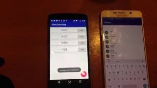 Android realtime chat example app screenshot 2