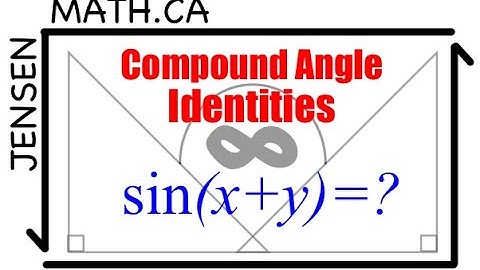 4.4 Compound Angle Identities (full lesson) | MHF4U
