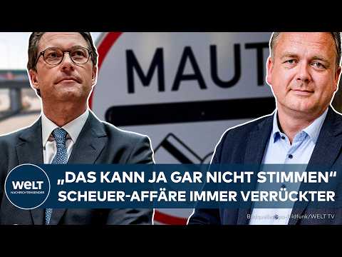 TOLL AFFAIR: "That can't be right" – New information on the network behind the Scheuer scandal