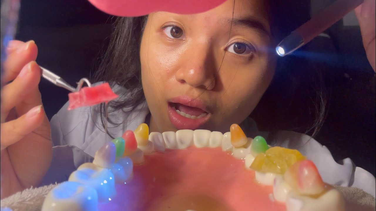 ASMR Dentist Eating Candy Out Of Your Mouth 🦷🍭